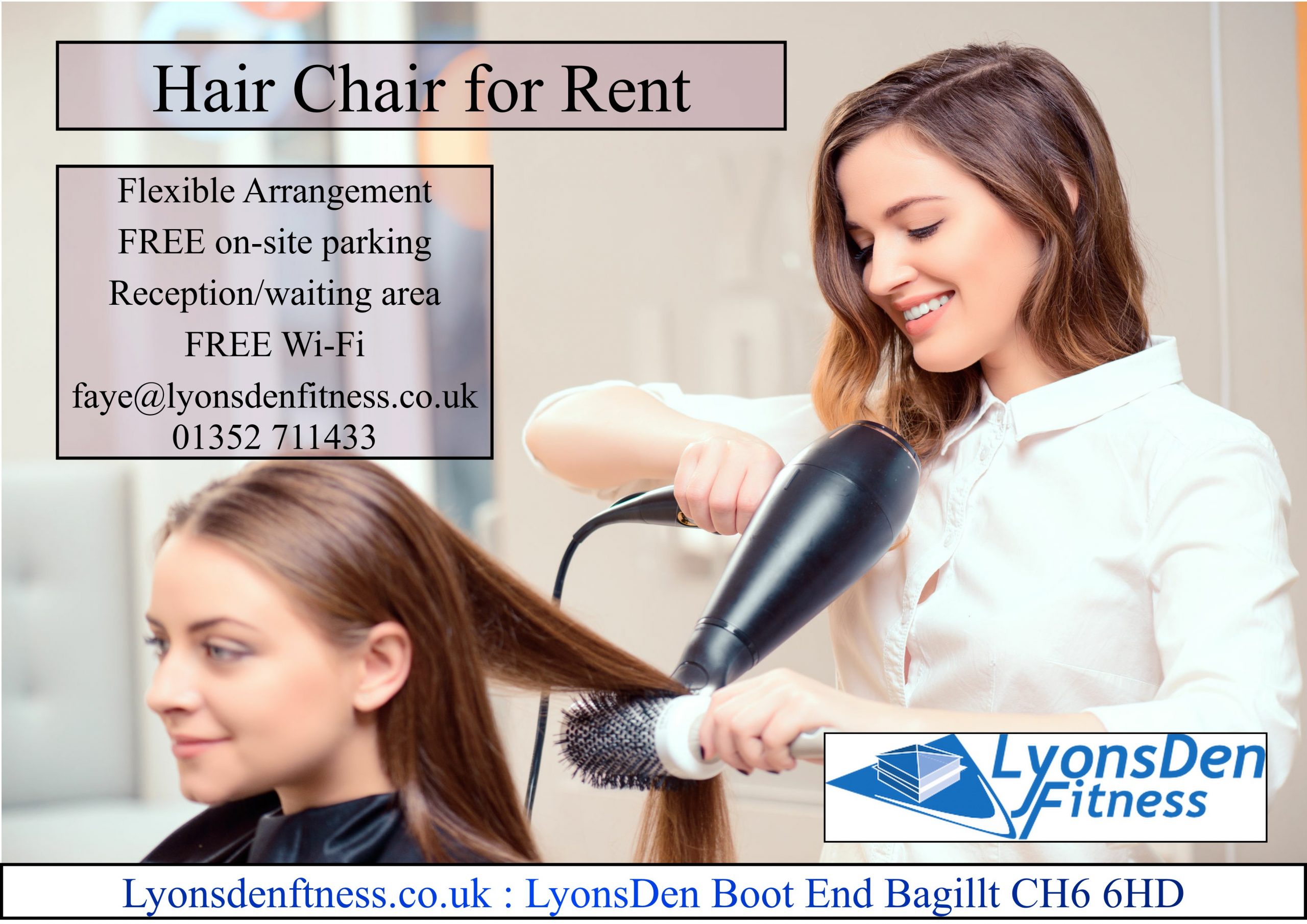 LyonsDen Hair Chair retal 2019